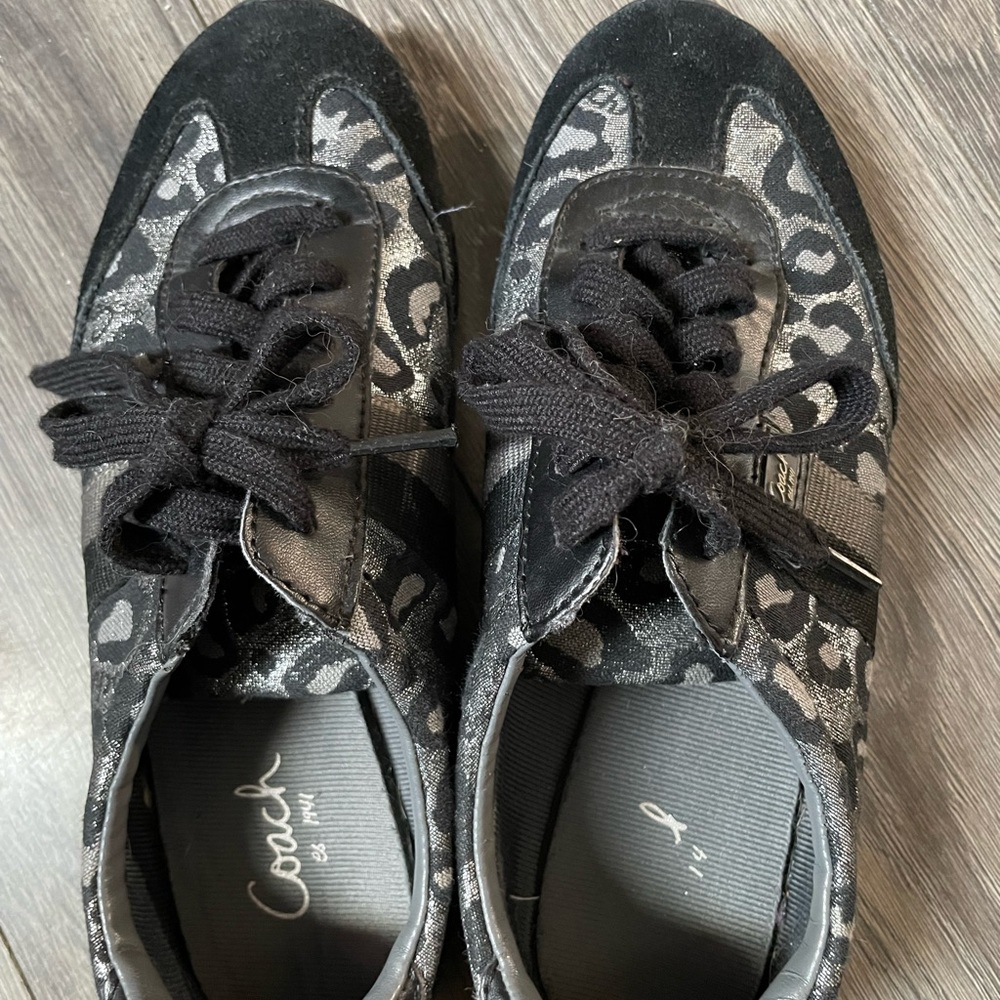 Women’s Cheetah Coach Sneakers